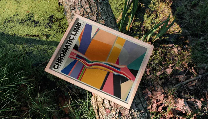 natural framed poster on tree
