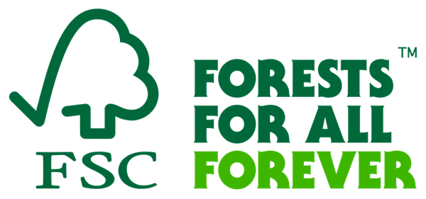 Forest Stewardship Council logo for sustainable materials